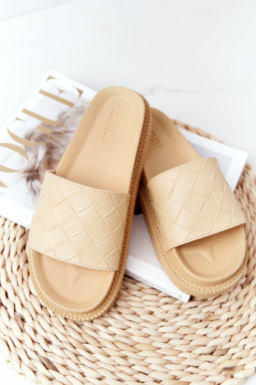 Hausschuhe Big Star gelb