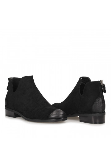 Schwarze Chelsea-Stiefel...