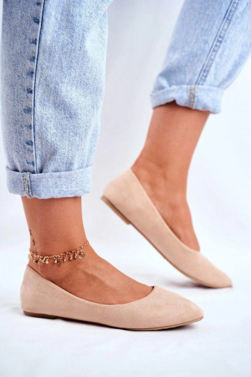 Beige Wildlederschuhe 2