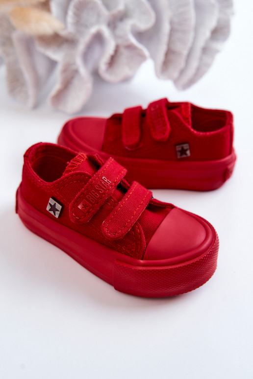 Kinder-Sneaker mit flacher Sohle Big... Kinder-Sneaker mit flacher Sohle Big...