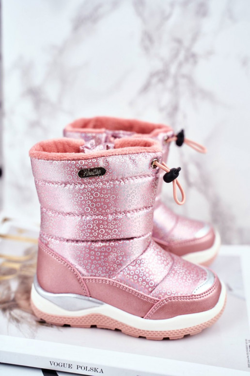 Kinder-Schneestiefel in rosa Farbe Kinder-Schneestiefel in rosa Farbe