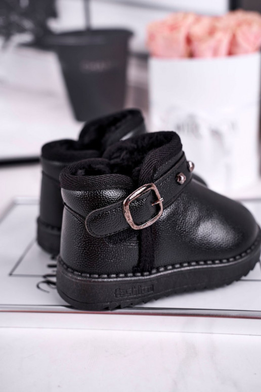 Warme Schneestiefel in Schwarz Warme Schneestiefel in Schwarz