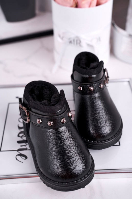 Warme Schneestiefel in Schwarz Warme Schneestiefel in Schwarz