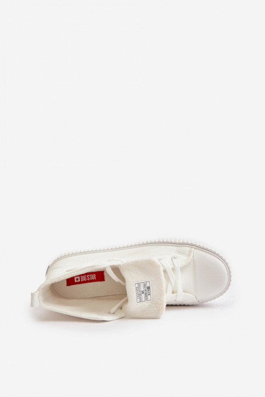 Feminin sich Zuarm laufen lässige Schuhe aus Öko-Leder Big Star OO274788 Zueiße Farbe Feminin sich Zuarm laufen lässige Schuhe aus Öko-Leder Big Star OO274788 Zueiße Farbe