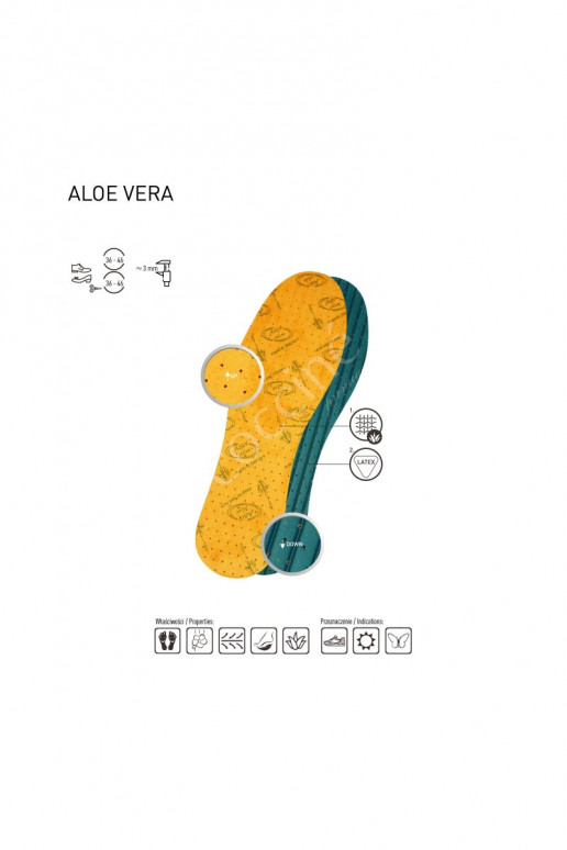 Coccine Einlegesohlen ALOE VERA Coccine Einlegesohlen ALOE VERA