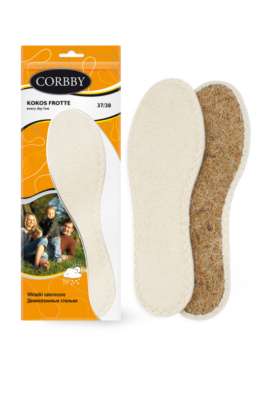Corbby KOKOS FROTTE Allwetter-Schuheinlagen Corbby KOKOS FROTTE Allwetter-Schuheinlagen