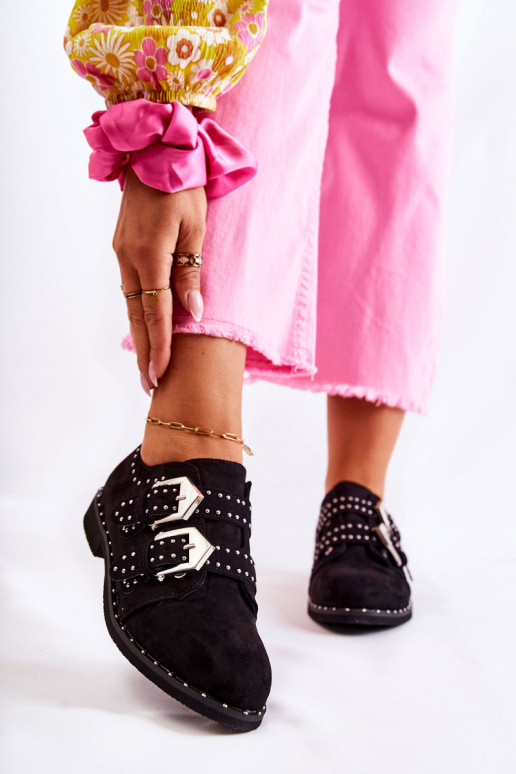 Schuhe mit Schnallen Lu Boo schwarz Schuhe mit Schnallen Lu Boo schwarz