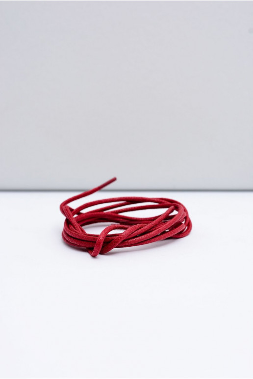 Corbby Red gewachste dünne Schnürsenkel Corbby Red gewachste dünne Schnürsenkel