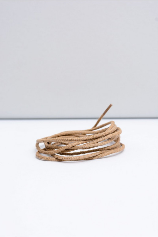 Corbby Beige Gewachste schmale Schnürsenkel Corbby Beige Gewachste schmale Schnürsenkel