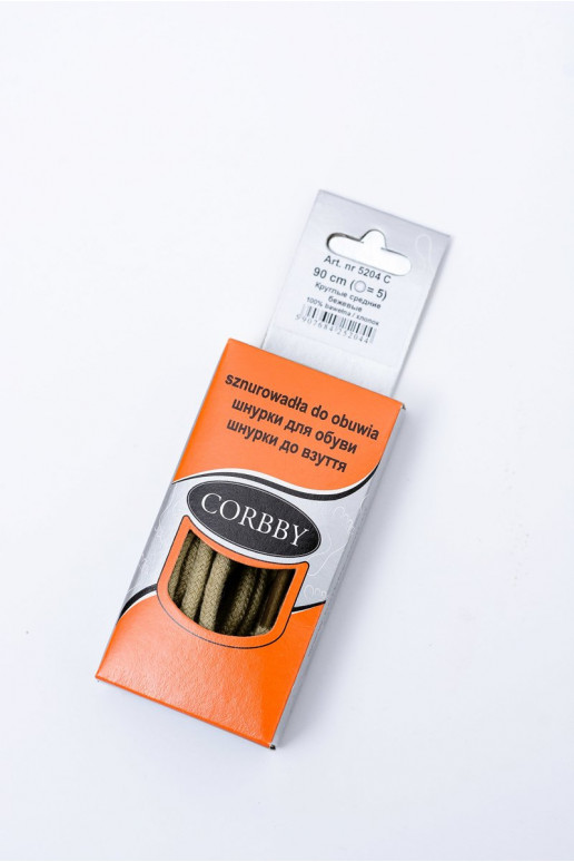 Corbby beige Runde Schnürsenkel Corbby beige Runde Schnürsenkel