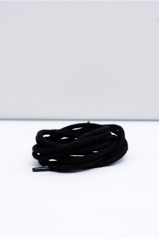 Corbby schwarze runde Schnürsenkel