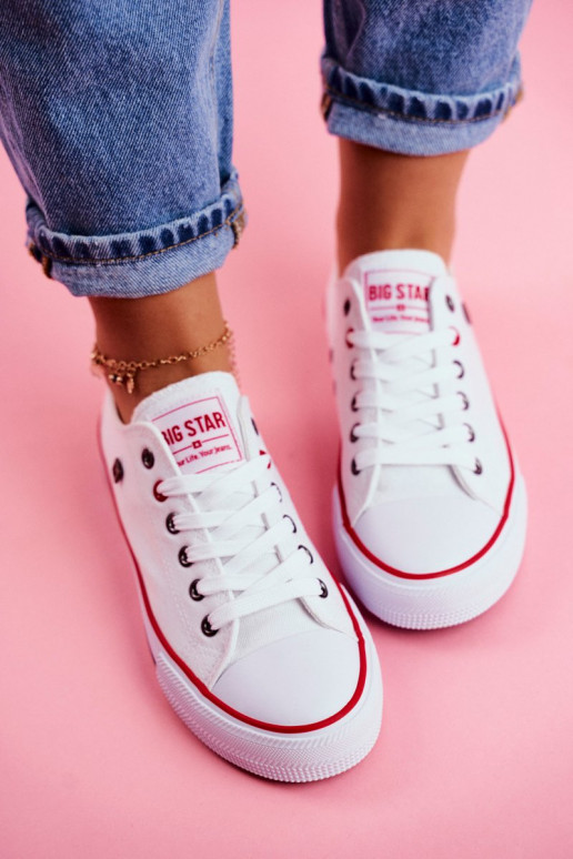 Big Star weiße Freizeitschuhe T274022 Big Star weiße Freizeitschuhe T274022