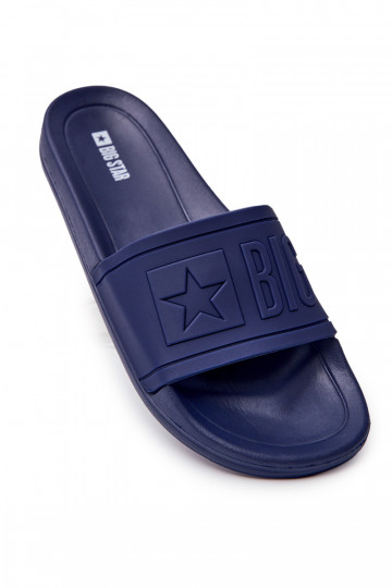 Hausschuhe für Herren Big Star Rubber dunkelblaue Farbe DD174688