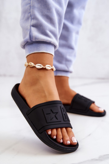 Damenhausschuhe Big Star schwarz DD274A271 2