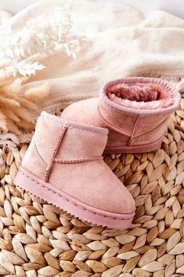 Warme Kinder-Winterstiefel in der Farbe Pink Gooby 2