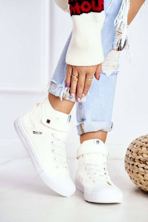 Freizeitschuhe mit Sohle Big Star FF274579 weiße Farbe Freizeitschuhe mit Sohle Big Star FF274579 weiße Farbe