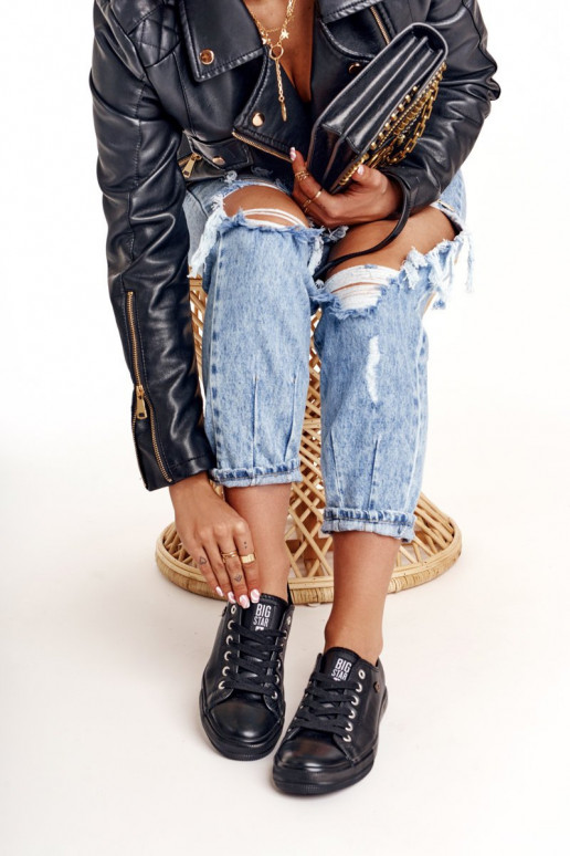 Damen-Freizeitschuhe Big Star schwarze Farbe V274871 Damen-Freizeitschuhe Big Star schwarze Farbe V274871