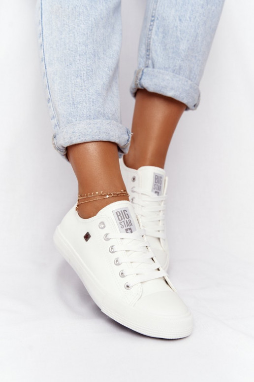 Freizeitschuhe Big Star weiße Farbe V274869 Freizeitschuhe Big Star weiße Farbe V274869
