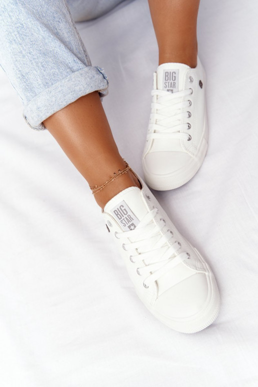 Freizeitschuhe Big Star weiße Farbe V274869 Freizeitschuhe Big Star weiße Farbe V274869