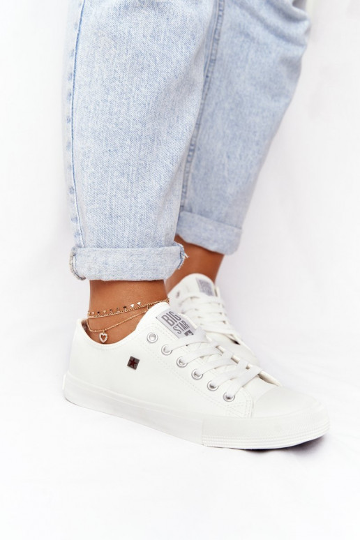 Freizeitschuhe Big Star weiße Farbe V274869 Freizeitschuhe Big Star weiße Farbe V274869