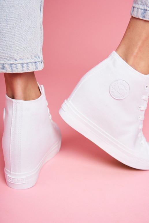 Sneakers Modell Schuhe Big Star weiße Farbe FF274A192