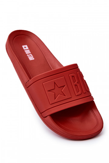 Hausschuhe für Herren Big Star Rubber in roter Farbe DD174689