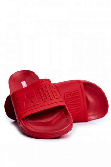 Hausschuhe für Herren Big Star Rubber in roter Farbe DD174689 2