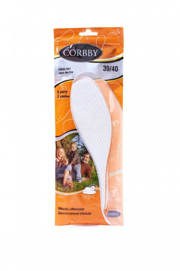 Corbby Fresh Day Einlegesohlen 3 Paar