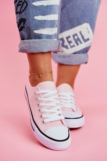 Klassische Freizeitschuhe in rosa Farbe 2