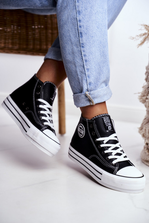 Freizeitschuhe Big Star schwarze Farbe GG274012 Freizeitschuhe Big Star schwarze Farbe GG274012