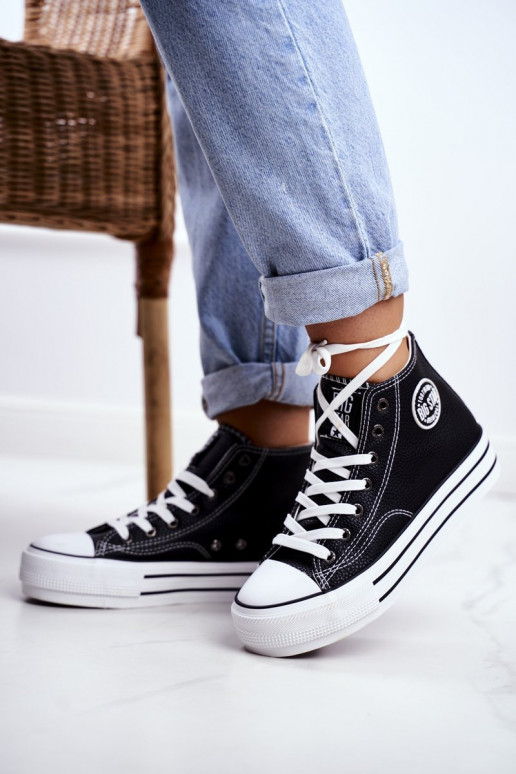 Freizeitschuhe Big Star schwarze Farbe GG274012 Freizeitschuhe Big Star schwarze Farbe GG274012