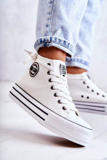 Freizeitschuhe Big Star weiße Farbe GG274013