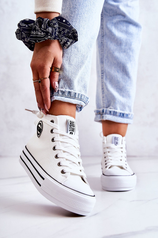 Freizeitschuhe Big Star weiße Farbe GG274013