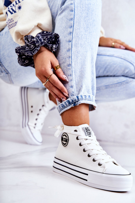 Freizeitschuhe Big Star weiße Farbe GG274013