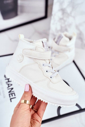 Gewärmte Sportschuhe für Kinder Big Star GG374041 in weißer Farbe