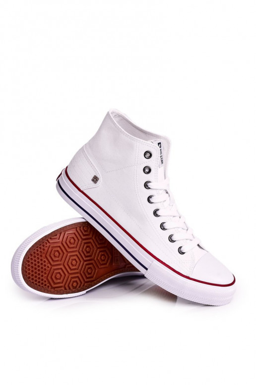 für Männer Klassisches Modell Freizeitschuhe mit Sohlen BIG STAR DD174251 weiße Farbe