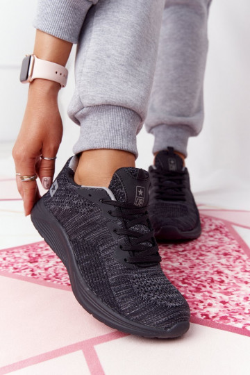 Sportschuhe im Comfort Foam-Stil in schwarzer Farbe für lange Distanzen 2