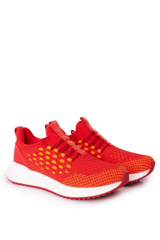 für Herren Sportschuhe Memory Foam Big Star FF174240 rote Farbe