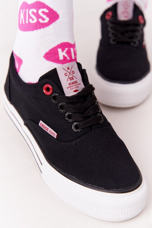 Plateau-Sneaker CROSS JEANS FF2R4002C schwarz Plateau-Sneaker CROSS JEANS FF2R4002C schwarz