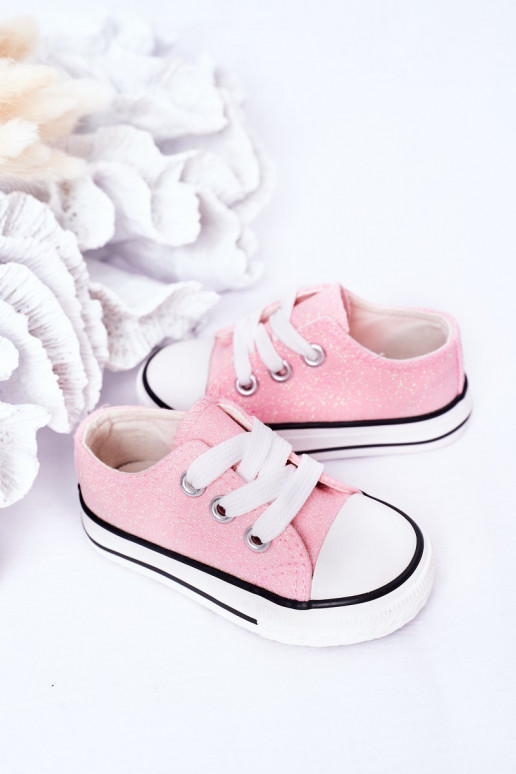 Freizeitschuhe für Kinder mit Glitzer in der Farbe Pink Bling-Bling Freizeitschuhe für Kinder mit Glitzer in der Farbe Pink Bling-Bling