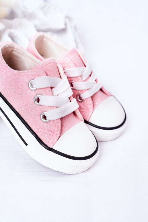 Freizeitschuhe für Kinder mit Glitzer in der Farbe Pink Bling-Bling Freizeitschuhe für Kinder mit Glitzer in der Farbe Pink Bling-Bling