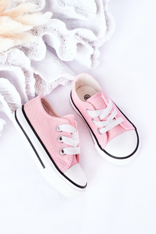 Freizeitschuhe für Kinder mit Glitzer in der Farbe Pink Bling-Bling Freizeitschuhe für Kinder mit Glitzer in der Farbe Pink Bling-Bling