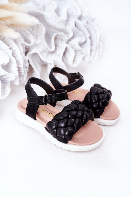 Sandalen für Kinder in der Farbe Schwarz Adella