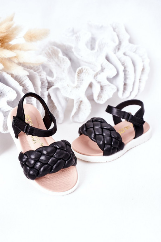 Sandalen für Kinder in der Farbe Schwarz Adella
