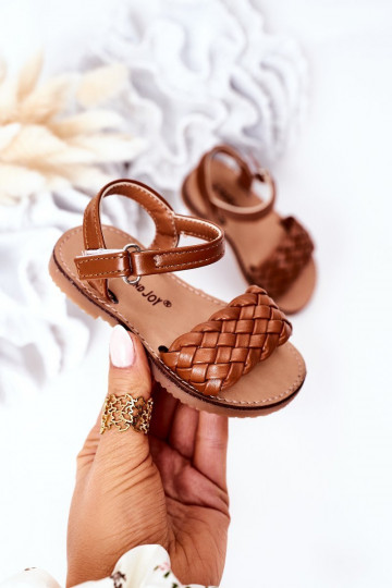 Sandalen für Kinder in der Farbe Braun Bailly 2