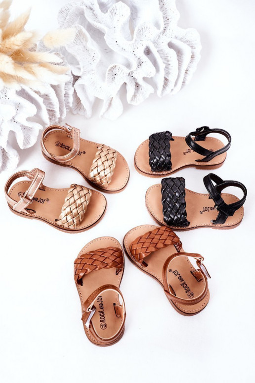 Sandalen für Kinder in der Farbe Braun Bailly