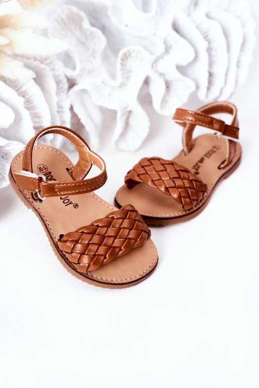 Sandalen für Kinder in der Farbe Braun Bailly
