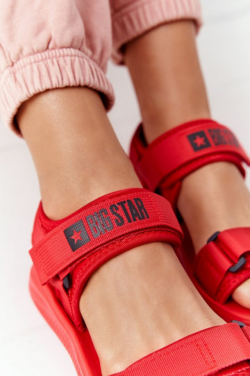 Sportliche Sandalen Big Star HH274A027 rot 2
