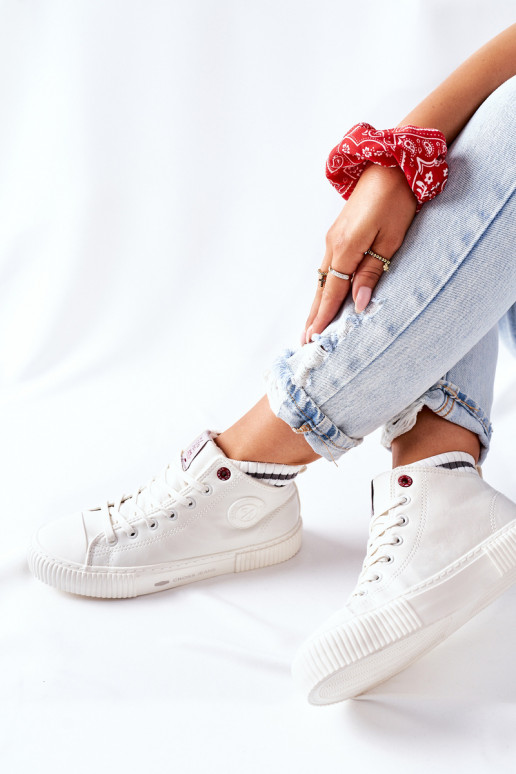 Freizeitschuhe Cross Jeans weiße Farbe II2R4022 Freizeitschuhe Cross Jeans weiße Farbe II2R4022