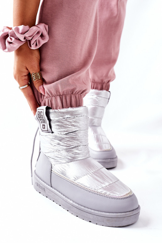 Schneestiefel Big Star II274118 silberfarben